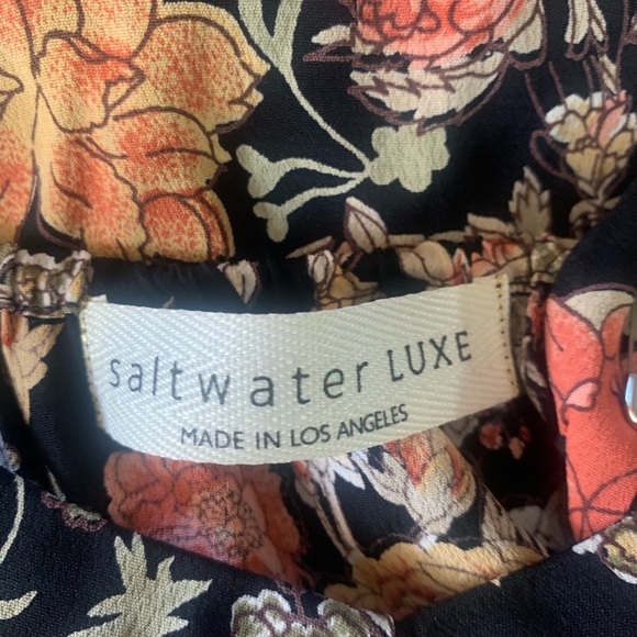 Saltwater Luxe Multicolored Floral Midi Dress size Small - Picture 8 of 10